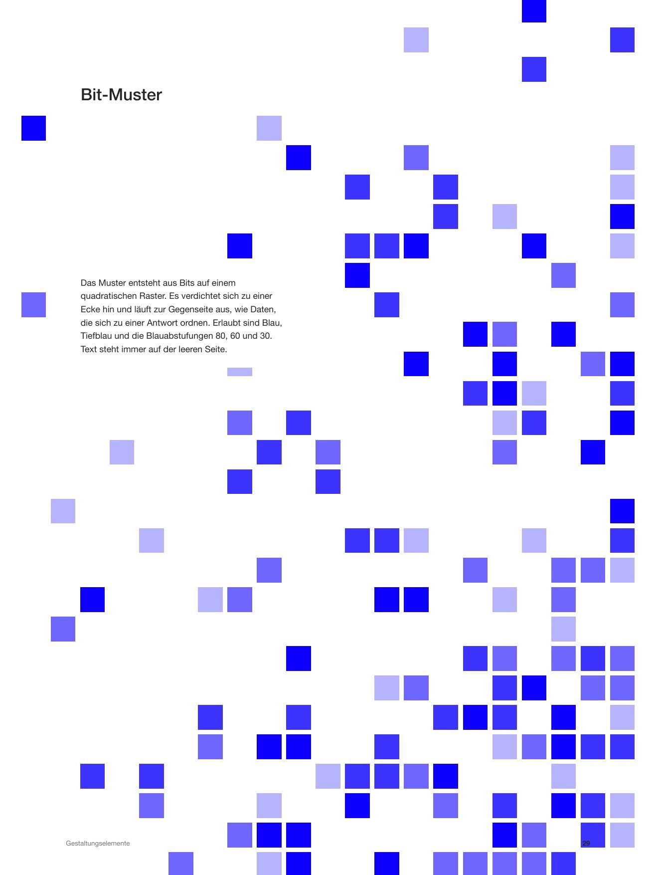 “Bit pattern” page from the Chatbits styleguide